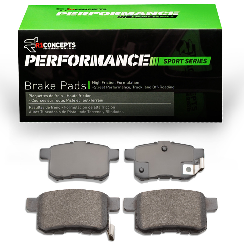 Honda Accord Coupe Performance Brake Pads - Rear - R1 Concepts - Sport Series - `08-`17